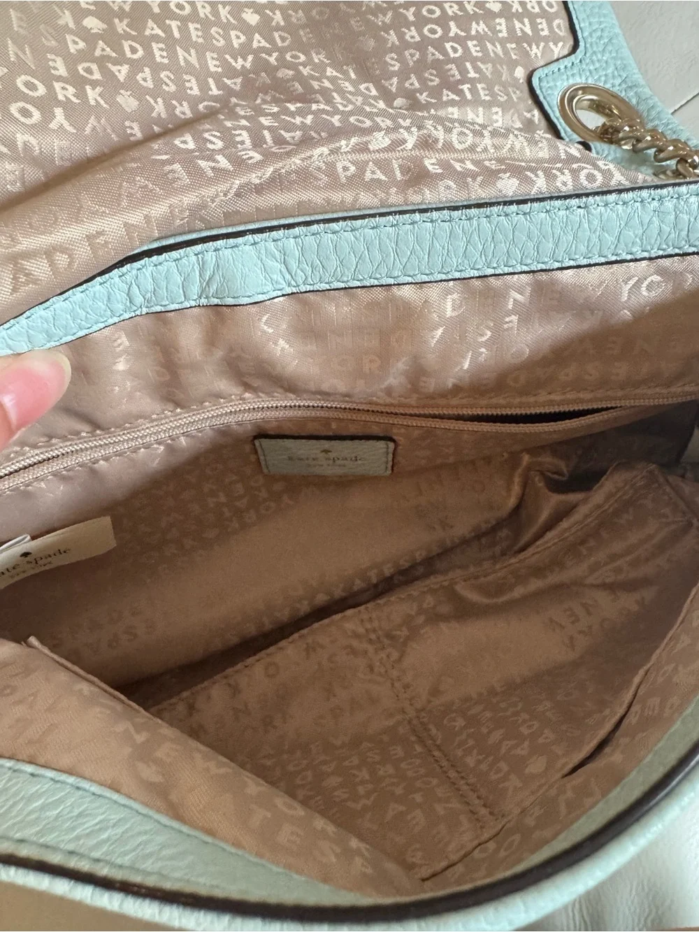 kate spade quilted leather